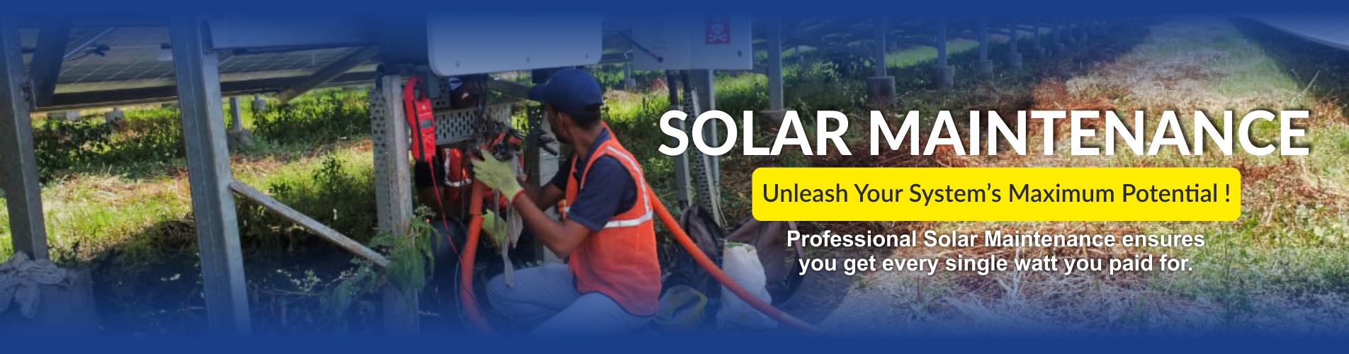 Solar Maintenance Banner